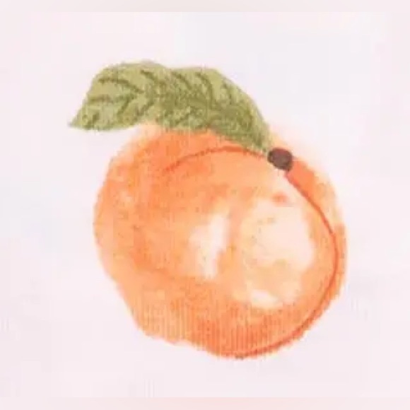 (NWT) Angel Dear water color peaches bamboo bubble romper - Picture 2 of 6